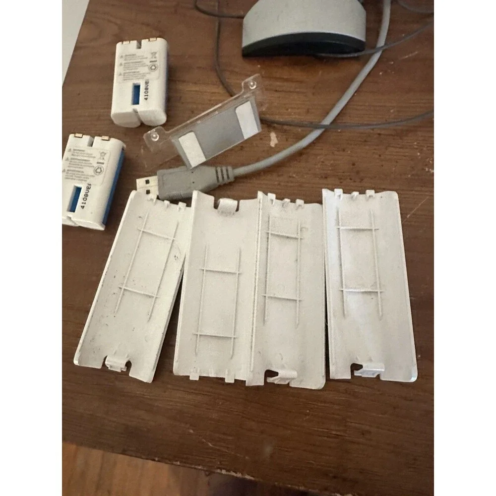 Nintendo Wii Console RVL-001 With Accessories Games and More Untested!!!!